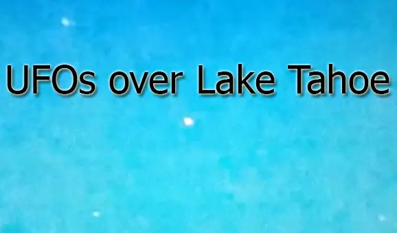 Lake Tahoe UFO