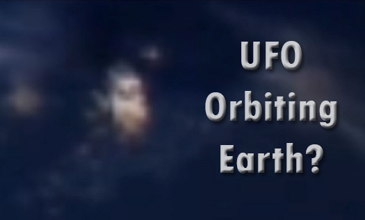 ufo orbiting earth