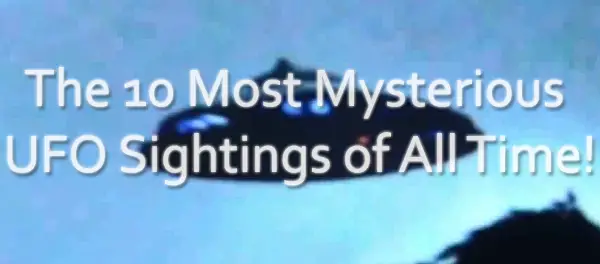 top 10 ufo sightings