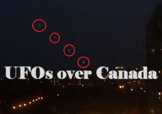 ufos over canada