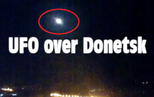UFO over Donetsk
