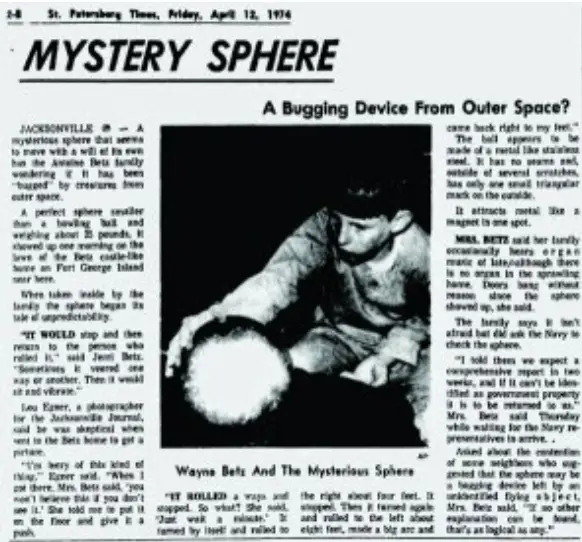 mystery sphere