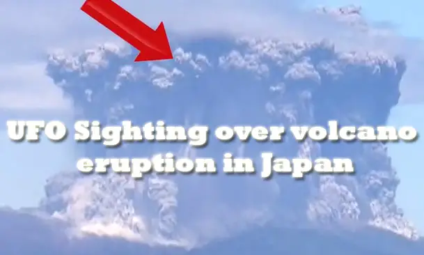 Volcano Japan UFO
