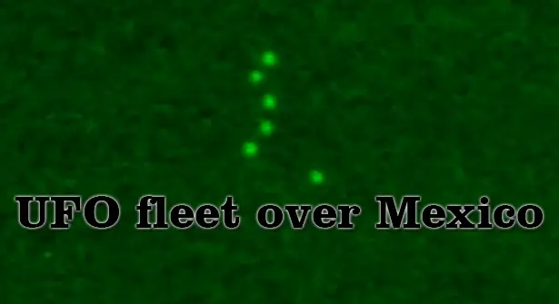 UFO fleet Mexico