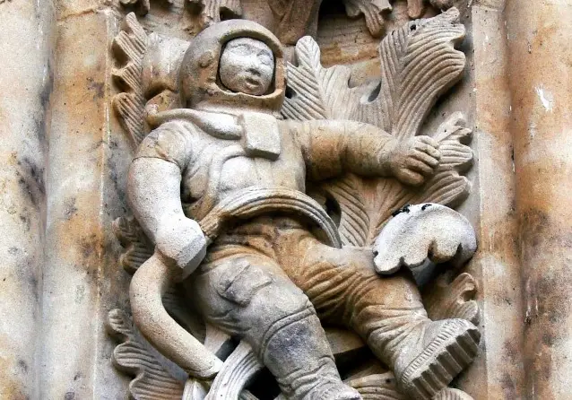 Salamanca Cathedral Astronaut