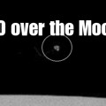 UFO over the Moon