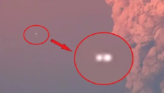 Chile volcano UFO