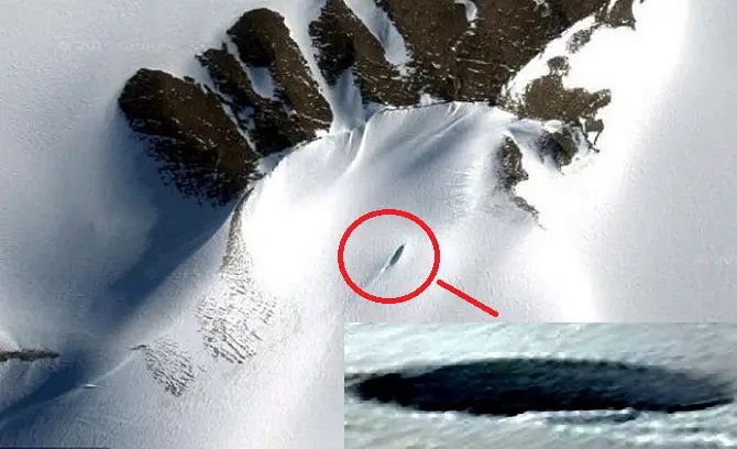 Antarctica ufo