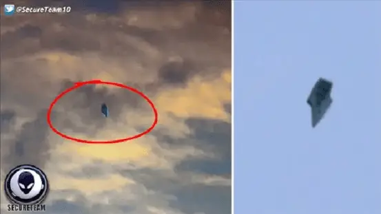 Bizarre Pointed UFO Seen Near A Military Base | Latest UFO sightings