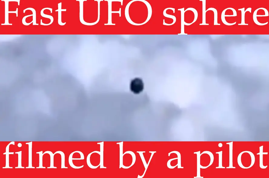 ufo filmed by pilot