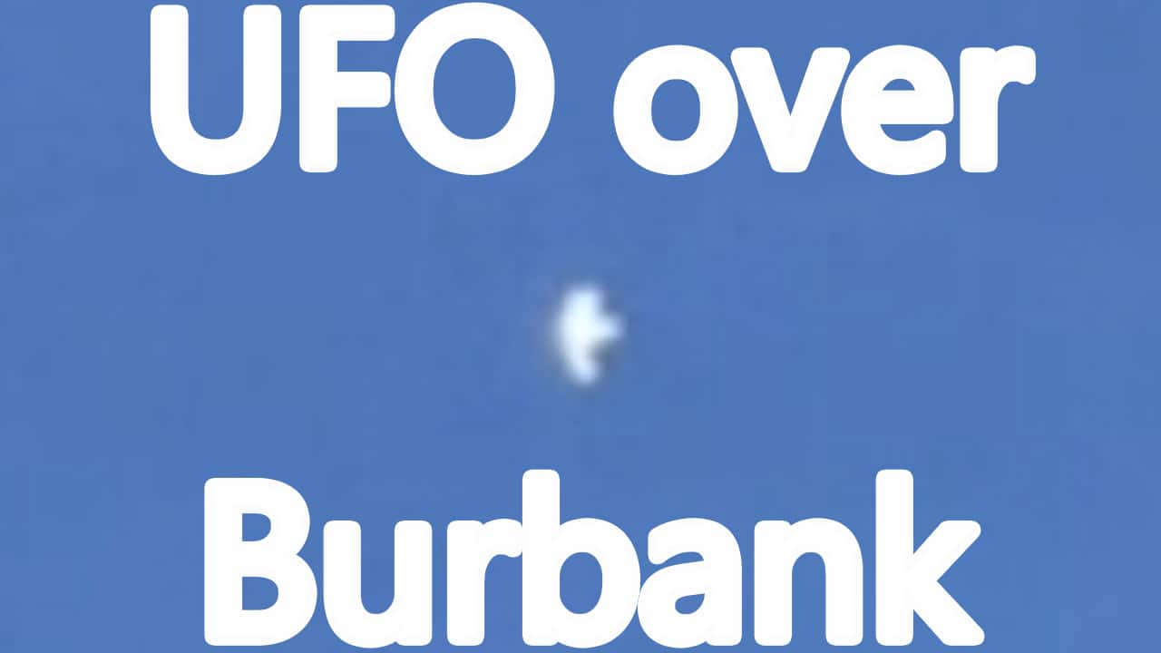 Strange UFO flying over Burbank, CA 3-Apr-2021 • Latest UFO Sightings