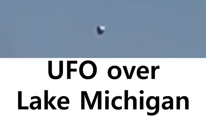 UFO over Lake Michigan