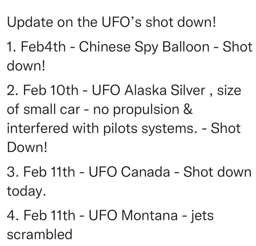 UFO shot down
