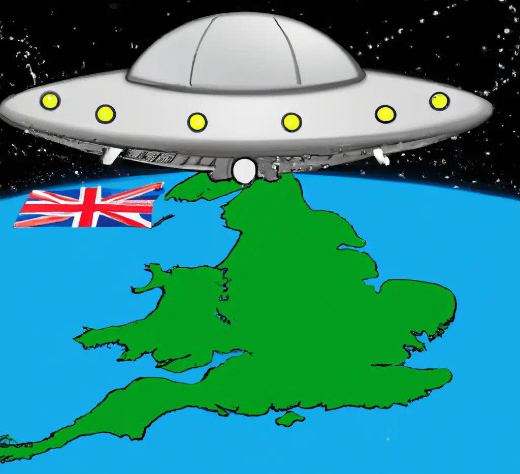 UFO sightings over UK