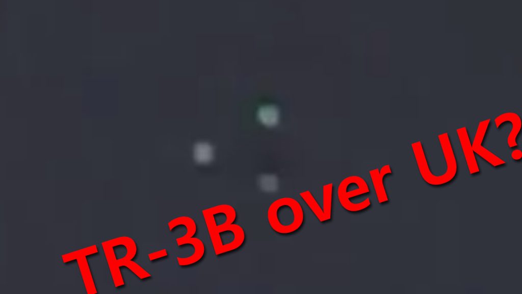TR-3B UFO sighting over Halifax, West Yorkshire, UK