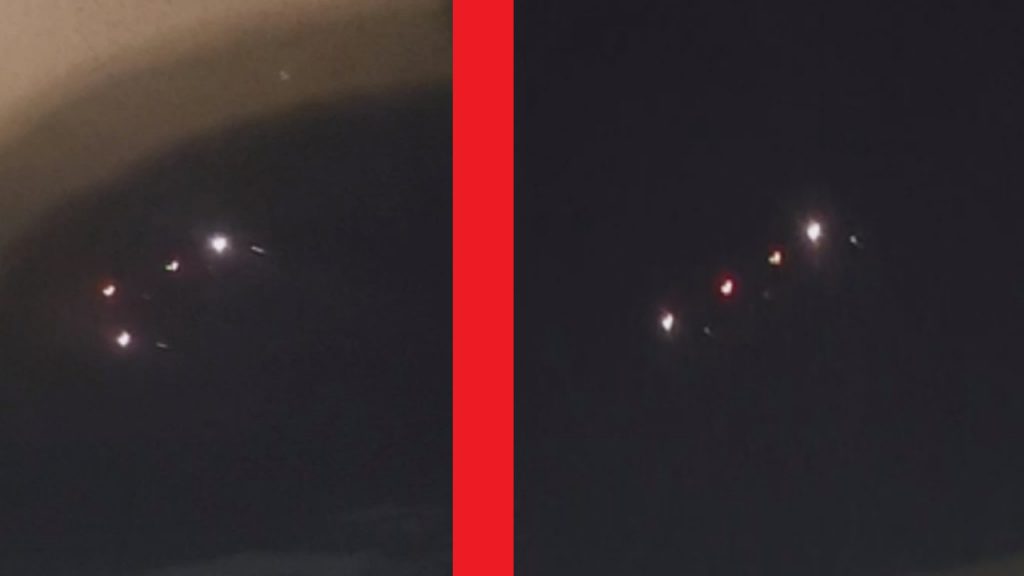 Massive UFOs filmed over Montreal, QB, Canada