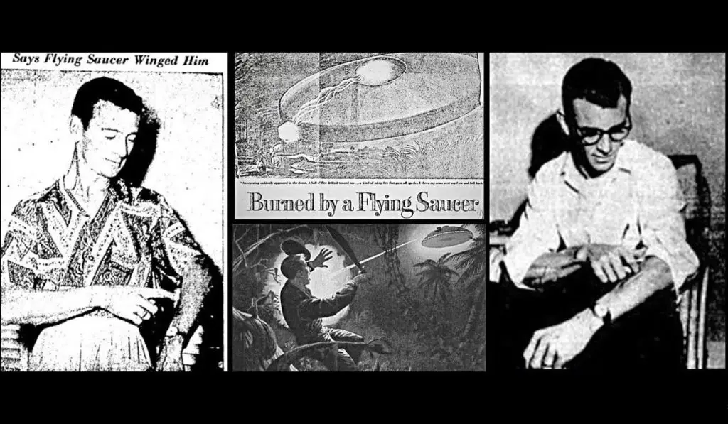 Scoutmaster Sonny DesVergers got burned by a UFO, encounter remembered by eyewitness Chuck Stevens