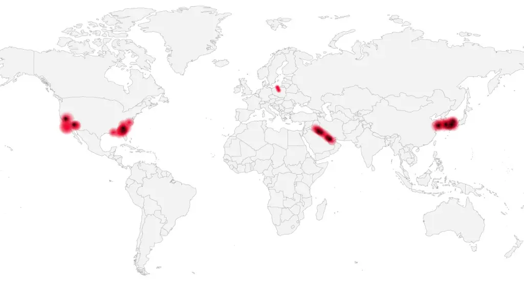 UFO hotspots